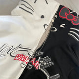 Y2K Harajuku Zip-Up Hoodie Oversized Kawaii Streetwear Soft Blend