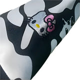 Y2K Cinnawrld Hooded Zipper Sweatshirt: Kawaii Anime Cotton Long Sleeve Sweater